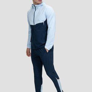 Conjuntos Deportivos Personalizados para Hombre 2025, Pantalones Deportivos de Nailon con Cierre para Entrenamiento, Chaqueta Cortavientos de Poliéster para Primavera - Product Image 1