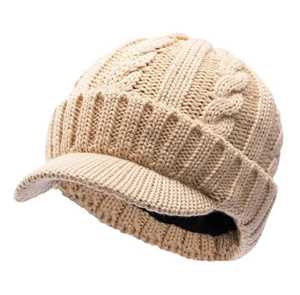 HIGH QUALITY Knitted Beanie Hat Solid Color <b>Winter</b> <b>Cap</b> Casual Style 56-58CM Hand Made Acrylic Warm Hat - Product Image 4