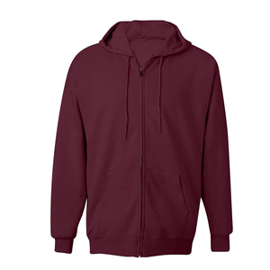 High Quality Men Winter Solid Zipper Hoodie Custom Full <b>Zip</b> <b>Hooded</b> Sweatshirt Casual Sportswear Comfortable Fashion - Product Image 4