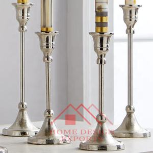 Holder for Table Top Classic Design Tall <b>Candle</b> Stands Gold & Silver for Home Hotels & Office Decoration Best Seller - Product Image 2