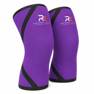 Weightlifting <b>Knee</b> Sleeves Offer Firm Compression Comfortable Fit And Flexible Support For Squats And Gym Training Unisex - Product Image 3