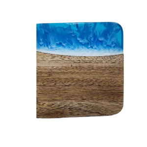 Posavasos de Resina Epoxi y Madera de Olivo de Lujo, Diseño Personalizado al Mejor Precio - Product Image 1