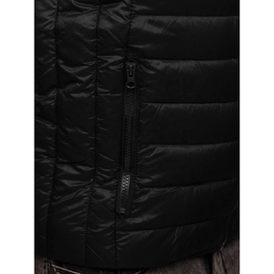 Gilet matelassé personnalisé grande taille pour homme, streetwear d'hiver unisexe, prix de gros, logo personnalisé, gilet matelassé décontracté pour homme, haute qualité - Product Image 4