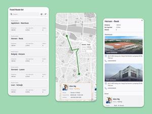 แอปพลิเคชันมือถือเพื่อการเพิ่มประสิทธิภาพเส้นทางขั้นสูง ระบบติดตาม GPS แบบเรียลไทม์ การจัดการกลุ่มยานพาหนะ การกำหนดเส้นทางแบบหลายจุด แดชบอร์ดผู้ดูแลระบบ - Product Image 4