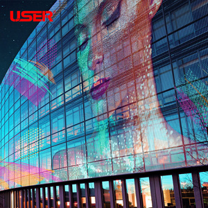 Nhà máy cung cấp trong suốt Màn hình LED hiển thị cao minh bạch LED màn hình thủy tinh trong nhà ngoài trời P3.91-7.81 Trong Suốt LED tường - Product Image 5