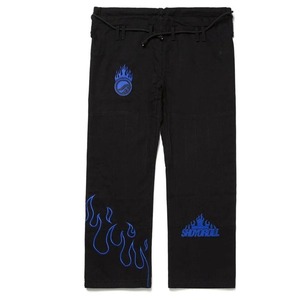Nuevo Kimono de Jiu-Jitsu Competitor Negro Elástico con Bordado de Llama, Tallas Personalizadas, para Artes Marciales Brasileñas - Product Image 3