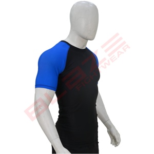Grappling MMA Rash Guard Sublimation Compression Shirt Bjj Rashguard Personnalisé Imprimé Hommes Hommes Technologie OEM Long T-shirts pour Hommes - Product Image 3