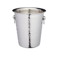 Panier refroidisseur à vin portable en métal doré de luxe avec poignée, pour fêtes, capacité 5L, décoration intérieure
