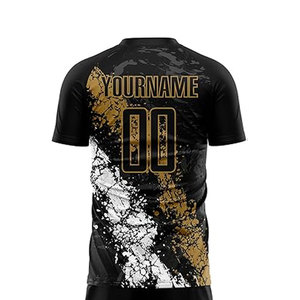Vêtements de sport pour hommes en gros, uniforme de football par sublimation, ensemble personnalisé avec logo d'équipe imprimé, tissu respirant - Product Image 5