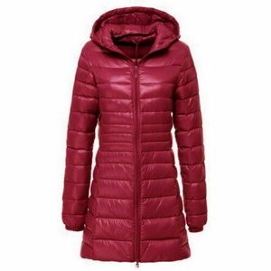 <b>Women's</b> Winter <b>Parka</b> Zipper Closure <b>Waterproof</b> Design Nylon Material Finished Eco-Friendly Windproof Hooded Detachable Hat for - Product Image 2