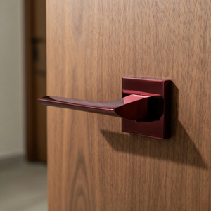 Luxury Modern Brass Lever Door <b>Handle</b> Set with Mortise <b>Lock</b> Heavy Duty Apartment Interior Decorative Door Hardware Collection - Product Image 3