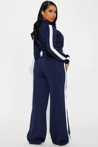 Traje Deportivo Ligero de Poliéster/Algodón para Mujer, Diseño 2 en 1 de Secado Rápido, Talla Grande, Informal, para Entrenamiento Deportivo - Product Image 3