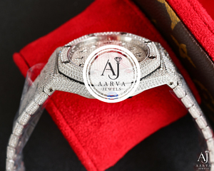 Montre analogique mécanique en acier inoxydable avec cristal saphir, incrustation de diamants, cadran octogonal, bracelet pour femme, cadeau de luxe, mode - Product Image 3