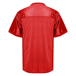 Maillot de football à manches courtes en maille 100% polyester, respirant, léger et à séchage rapide, avec design imprimé personnalisé - Product Image 2