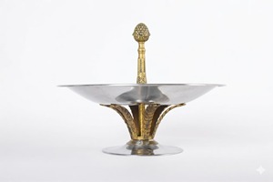Bol décoratif élégant pour centre de table, idéal pour servir des fruits frais et secs lors de réceptions et événements, vente en gros depuis l'Inde. - Product Image 1