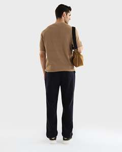 Camiseta de Manga Corta para Hombre, Estilo Urbano, Holgada, Lisa, con Diseño Gráfico Personalizado, Venta al Por Mayor - Product Image 4