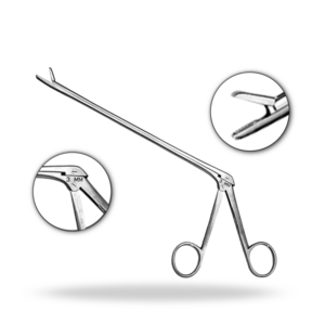 Rongeur crânien denté 200 mm pour instrument chirurgical neurochirurgical de la colonne vertébrale, pour chirurgie d'élimination des disques - Product Image 1
