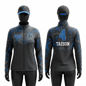 Chaqueta de Entrenamiento de Lacrosse Unisex, Premium, 330 g/m², Tejido de Poliéster Elástico, Forro Polar con Capucha, Impermeable, Ecológica, de Secado Rápido, Personalizable - Product Image 1