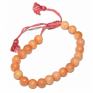 สร้อยข้อมือคริสตัลพีชอาเวนทูรีนขายส่งเครื่องประดับแฟชั่น - Product Image 2