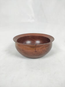 Bols en bois émaillés polis à motif de fleurs et de feuilles de cerisier, décoration de fête vintage en provenance d'Inde, vente en gros écologique - Product Image 2