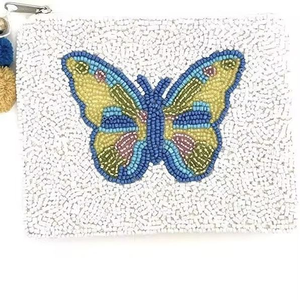 Monedero Bordado a Mano con Cuentas para Mujer, Personalizable - Product Image 3