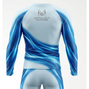 Uniforme de Práctica de Porristas para Adultos, Conjunto de Top Deportivo de Manga Larga y Pantalones Cortos de Poliéster Estampado, Ropa Profesional para Porristas - Product Image 3