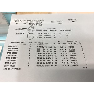AMAT 0242-00209 ESC-WET CLEAN ***9GAC2542***, 147670 - Equipo y Piezas de Semiconductores de Confianza de Global Legacy Semiconductor - Product Image 1
