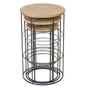 Juego de Mesas Nido Modernas de Metal Personalizadas OEM con Acabado Premium en Polvo, Altura Ajustable y Extensible para una Sala de Estar Elegante - Product Image 6