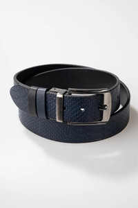 Cinturones Reversibles de Alta Calidad para Hombre, Personalizados OEM, con Estampado Animal, de Cuero Genuino, Doble Cara, con Hebilla de Aleación - Product Image 3