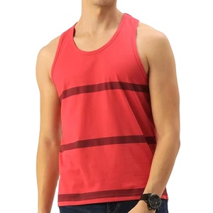 เสื้อกล้ามผู้ชายราคาถูก ผลิตตามสั่ง ผ้าโพลีเอสเตอร์ผสมอีลาสเทน แห้งเร็ว ระบายอากาศดี แฟชั่นเสื้อกล้ามสำหรับผู้ชาย Fortleo - Product Image 1