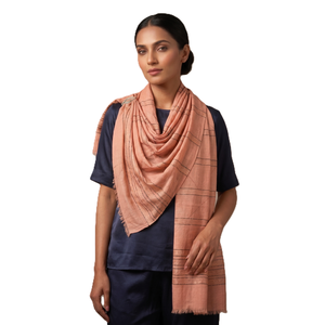 Wholesale Women Viscose Voile <b>Shawl</b> Metallic Striped Lightweight Breathable Hijab Scarf Long Wrap Bulk OEM - Product Image 5