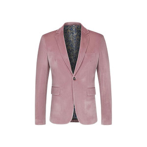 Blazer 2026, veste en cuir ajustée pour homme, style business - Product Image 1