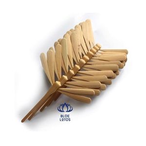 สินค้าขายดี ไม้ไผ่รักษ์โลก คุณภาพสูง แบบดั้งเดิม รูปทรงแมลงปอ |   เครื่องประดับตั้งโต๊ะทำมือจากวัสดุธรรมชาติสำหรับปีใหม่ - Product Image 1