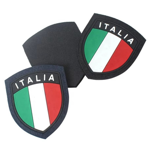 Nuevos Parches Bordados 3D Personalizables de PVC y Goma de 3 Colores, Adhesivos, Cosidos, Termoadhesivos, con Diseño Floral de Tela Táctica Tejida - Product Image 3