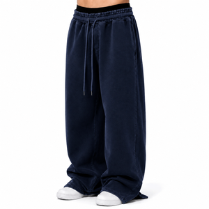 Wholesale Men's Drawcord Sweatpants Soft Fleece Athletic Joggers for Workout Gym and Home Relaxation - Product Image 4