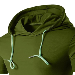Sudaderas con Capucha de Manga Corta para Hombre, Hechas a Medida, Tejido Grueso, Estampadas, Ecológicas, Ropa de Entrenamiento, Tela Suave - Product Image 4