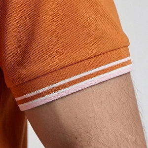 Polo Ringer Homme à Coutures Durables, Manches Courtes, Col en Maille Côtelée, Respirant, Décontracté, pour le Golf, Qualité Supérieure, Service OEM - Product Image 4