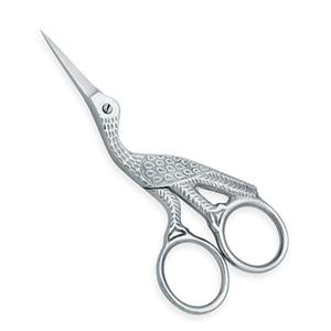Tijeras de Maquillaje Profesionales de Acero Inoxidable de Alta Calidad, Personalizables, con Mango de Cerámica, Rectas, para Cutículas y Uñas, Dentadas - Product Image 1