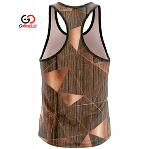 Wood Grain Tank Top Breathable <b>Sleeveless</b> O-Neck Summer Gym <b>Vest</b> High Quality Plain Cotton Tank Top <b>Mens</b> Casual Oversized <b>Vest</b> - Product Image 4