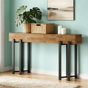 Tavoli Consolle in Legno, Scrivania di Controllo Principale, Tavolo da Divano, Tavolo da Ingresso, Tavolo da Pranzo, Tavolo Buffet per Ristorante, Espositore da Ufficio - Product Image 1