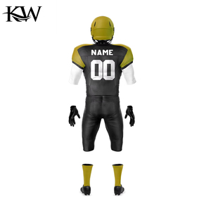 Conjunto de Uniforme de Fútbol Americano, Diseño Personalizado, Pantalones y Camiseta Transpirables de Secado Rápido, Uniforme Deportivo Sublimado de Poliéster para Equipos, OEM - Product Image 2