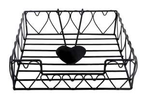 Porta Servilletas Metálico con Revestimiento Negro en Diseño Elegante, Ideal para Hoteles, Restaurantes y Decoración de Bodas - Product Image 2