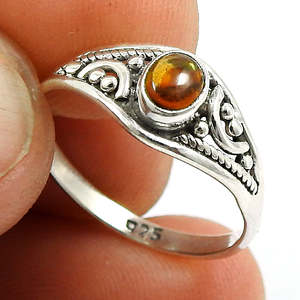 <b>Boho</b> Style 925 Sterling Silver <b>Ring</b> With Yellow Tourmaline Gemstone Handmade Silver <b>Ring</b> Jewelry Perfect Daily-wear <b>Ring</b> For Her - Product Image 2