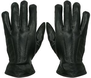 Factory Custom Classic Lamb Skin Unisex Pure Leather <b>Touch</b> <b>Screen</b> Thermal <b>Gloves</b> for Winter Daily Casual Party Travel - Product Image 3