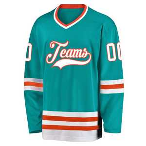 Maillot de hockey sur glace personnalisé de haute qualité à faible MOQ, entièrement sublimé, imperméable et respirant, 100 % polyester, unisexe, pour adultes, uniforme OEM - Product Image 5