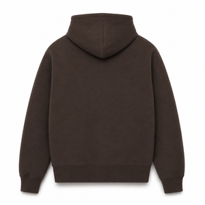 Pull à capuche en coton épais tricoté pour homme, avec logo personnalisé, poche kangourou avant, style streetwear, service OEM/ODM - Product Image 2