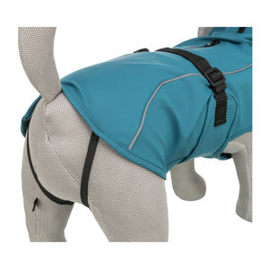 Impermeabile per Animali di Taglia Grande Vimy, Abbigliamento per Cani Blu Petrolio - Product Image 6