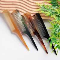 Peigne en corne de buffle naturel, anti-statique, respirant, fait main, style moderne, pour massage du cuir chevelu, favorise la santé des cheveux
