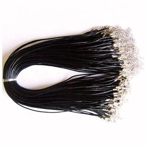 Style bohème en cuir véritable 1.5mm cordon collier noir brillant motif Animal pour les occasions d'anniversaire des enfants mode - Product Image 1