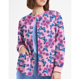 Vêtements de travail pour femmes, vêtements médicaux souples et extensibles, vestes d'hôpital, uniformes de clinique, blouses imprimées pour femmes - Product Image 1